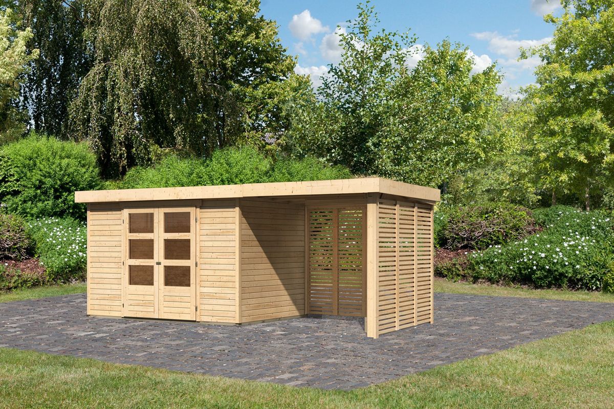 Karibu 9179 Askola 4 tuinhuis met overkapping