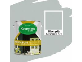 Koopmans Perkoleum - Silbergrau 471 - 2.5L Seidenglanz Foto von Koopmans Perkoleum - Silbergrau 471 - 2.5L Seidenglanz