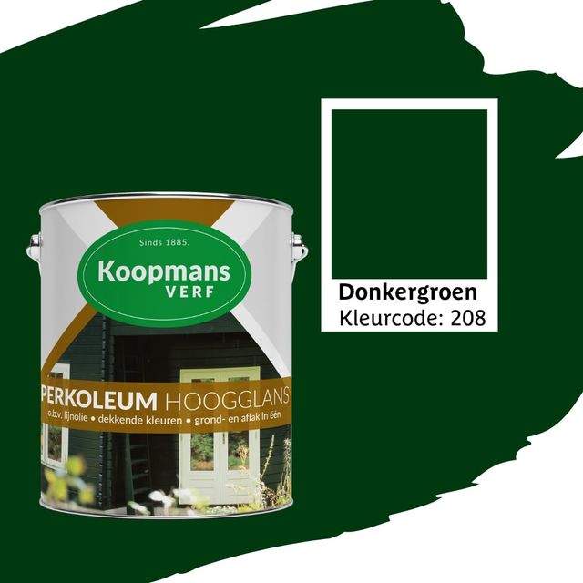 Koopmans Perkoleum - Dunkelgrün 206 - 2.5L Hochglanz