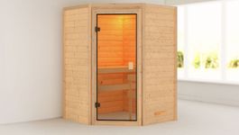 Karibu 6162 Antonia binnensauna Foto van Karibu 6162 Antonia binnensauna