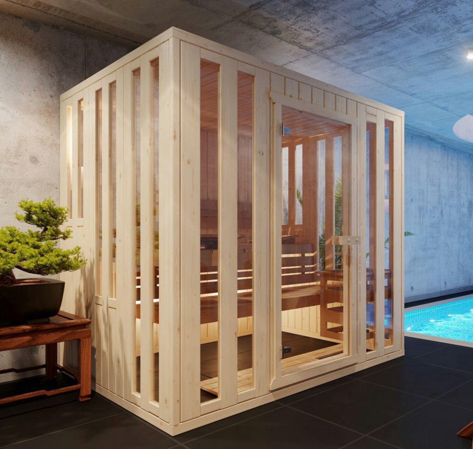 Foto der Azalp Massive Sauna Alku
