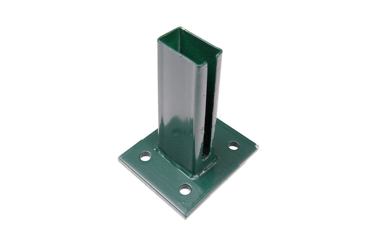 Azalp rechthoekige bodemplaat groen 10x10 cm