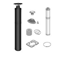 Foto von Harvia WHP1500BSM RVS Stahlschornstein Schwarz - Flachdach