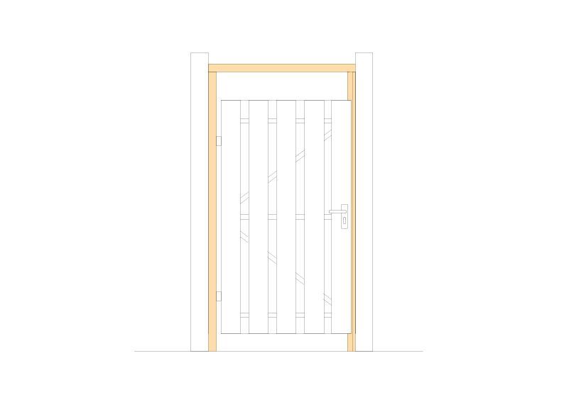 Azalp Douglas deurkozijn