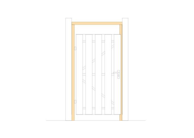 Azalp Douglas deurkozijn