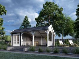 Foto von Trendhout de Deel Schuppen mit Satteldach