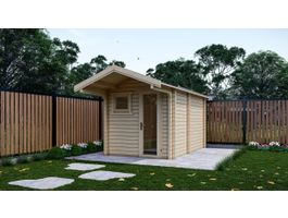 Interflex buitensauna 2539 S Foto van Interflex buitensauna 2539 S