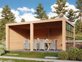 WoodAcademy Douglasien Überdachung Onyx Excellent Foto von WoodAcademy Douglasien Überdachung Onyx Excellent