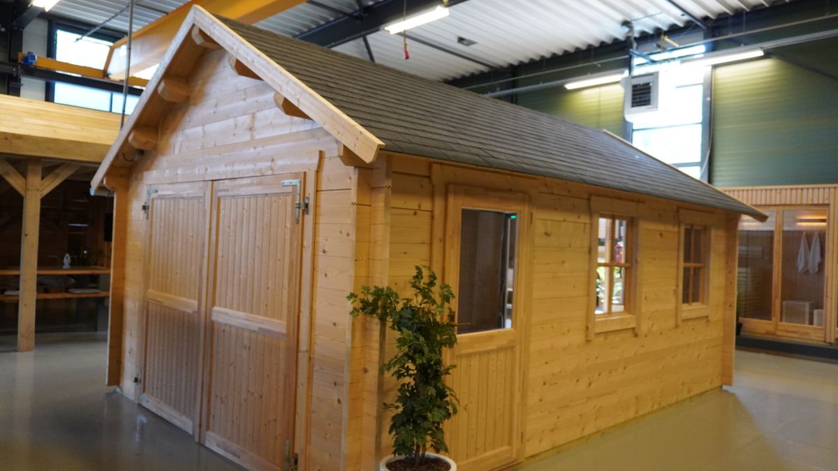 Azalp Houten Garage Keutenberg - Showroom Model