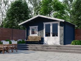 Foto von Interflex Blockhütte 4x3 - gestrichen