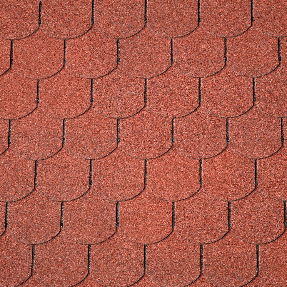 Interflex beverstaart shingles 3m² - rood