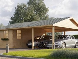 Carport mit Abstellraum Able Small Foto von Carport mit Abstellraum Able Small