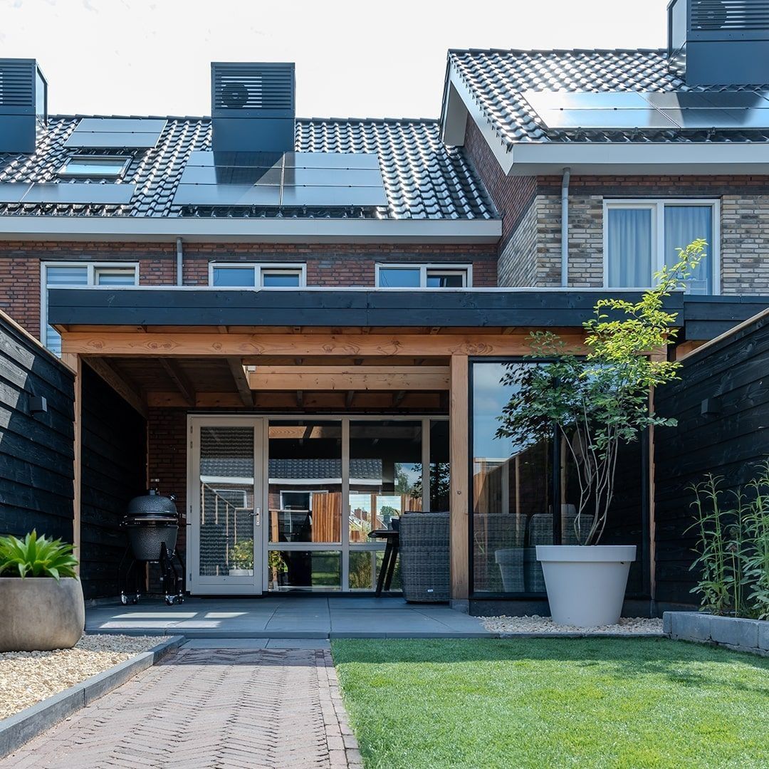 Trendhout aanbouwveranda Ancona - rechts