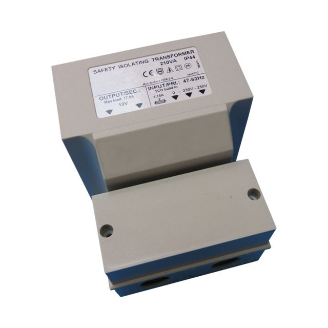 Azalp veiligheidstransformator maximaal 210 watt - IP 44