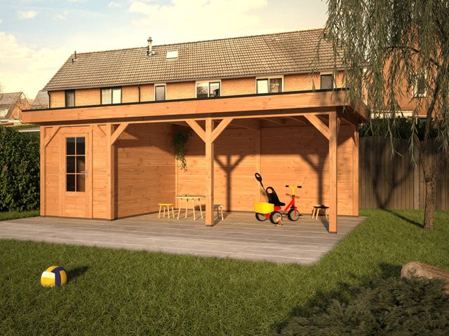 Duxwood Gartenhaus mit Terrasse Verbier