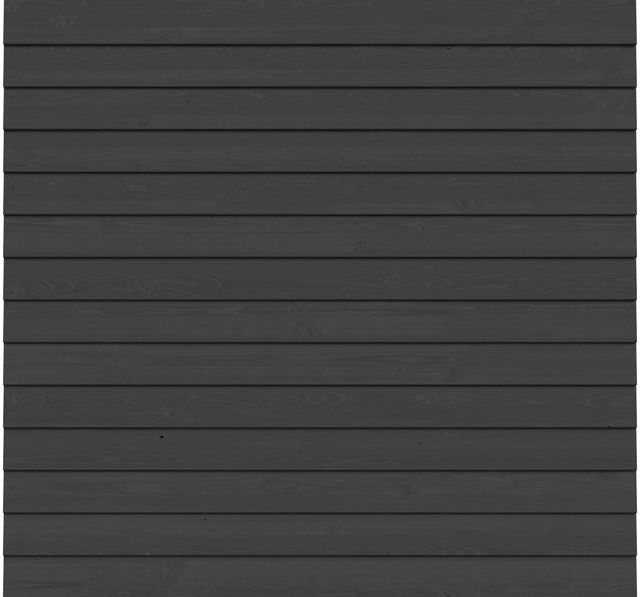 WoodAcademy vuren zweeds rabat wand 500 cm - zwart