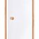 Hot Orange Saunatür Scan 70x190 cm, Klar 8 mm Erle