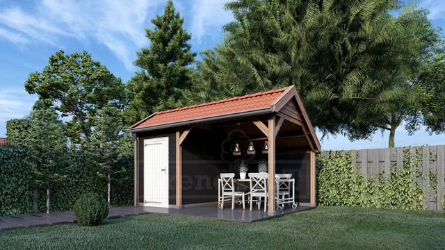 Trendhout de Deel Schuppen mit Satteldach