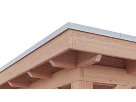 Foto van Azalp aluminium daklijstset 45x45 mm - zilver