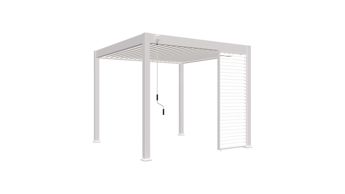 Porchenzo shutter paneel 113 cm - horizontaal - wit