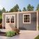 WoodAcademy houten tuinhuis Borniet Excellent nero 580x400 cm