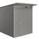Biohort AvantGarde A3 metalen tuinhuis kwartsgrijs metallic enkele deur