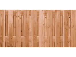 Azalp tuinscherm Douglas geschaafd recht 21 planken Foto van Azalp tuinscherm Douglas geschaafd recht 21 planken