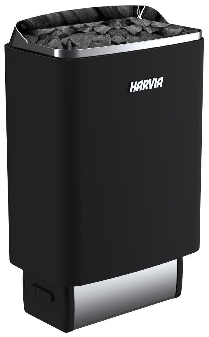 Harvia TopSteel M45E saunakachel - zwart