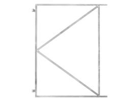 Azalp stalen frame incl. duim 155x120 cm Foto van Azalp stalen frame incl. duim 155x120 cm