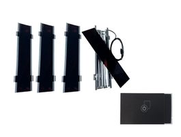 Foto van Azalp infraroodstraler set 500W - 4 stuks met Basic besturing