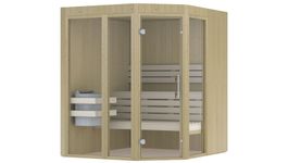 Hot Orange Flora Heimsauna Foto von Hot Orange Flora Heimsauna