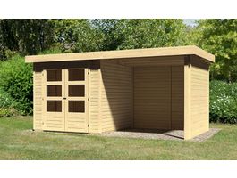 Foto von Karibu 77722 Askola 2 Gartenhaus mit Anbaudach