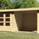 Karibu Askola 2 Gartenhaus mit Anbaudach 240 cm - Seite und Rückwand (77722)