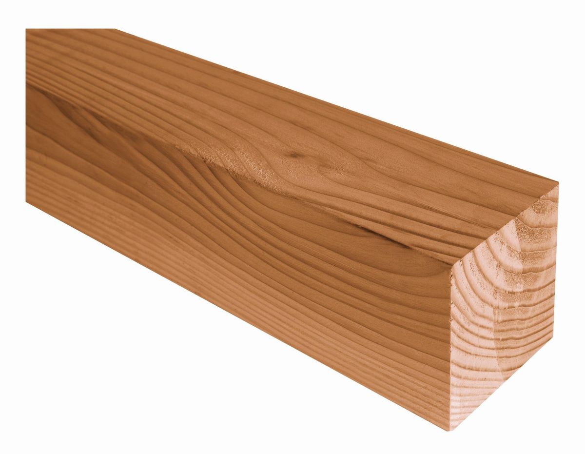 Woodacademy extra tussen staander + inkeping 195 x 195 mm - 250 cm