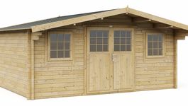 Interflex Blockhütte 5139 Foto von Interflex Blockhütte 5139