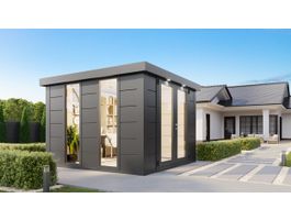 Foto van Telluria Luminato 2424 metalen tuinkantoor