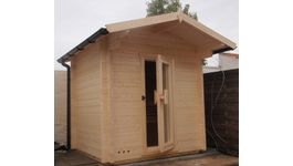 Azalp Saunahaus Nauttia 210x180 cm Foto von Azalp Saunahaus Nauttia 210x180 cm