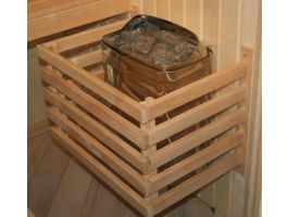 Azalp saunakachel beschermrek U-vorm 63x44 cm - elzen Foto van Azalp saunakachel beschermrek U-vorm 63x44 cm - elzen