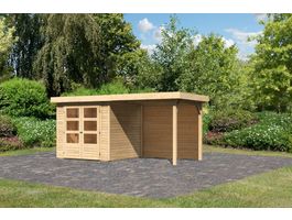 Foto von Karibu 9164 Askola 2 Gartenhaus mit Anbaudach