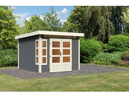 Foto von Karibu 31533 Kastorf 6 Gartenhaus - Terragrau