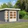 Karibu Kastorf 6 Gartenhaus - terragrau (31533)
