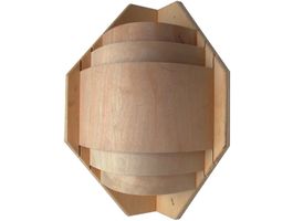 Hot Orange sauna Lampenschirm Eckmodell Foto von Hot Orange sauna Lampenschirm Eckmodell