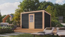 WoodAcademy Douglasien Gartenhaus Graniet Excellent Nero Foto von WoodAcademy Douglasien Gartenhaus Graniet Excellent Nero