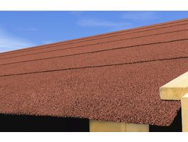 Foto von Karibu freie Selbstklebende Dachbahn - dunkelrot