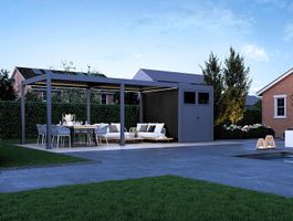 Foto von Porchenzo E-Paros mit Schuppen - Teak