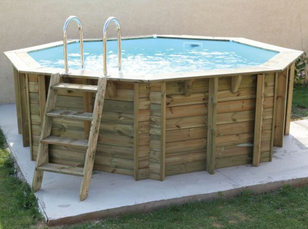 Ubbink Océa 430 x 120 cm houten zwembad