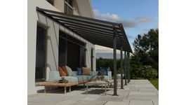 Palram - Canopia Olympia Aluminium Veranda grijs Foto van Palram - Canopia Olympia Aluminium Veranda grijs