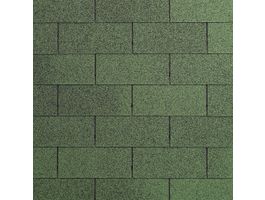 Solid dakshingles recht - groen Foto van Solid dakshingles recht - groen