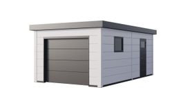 Foto van Telluria 3663G metalen garage