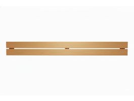 Rugleuning Lumen 2 lats - elzenhout Foto van Rugleuning Lumen 2 lats - elzenhout